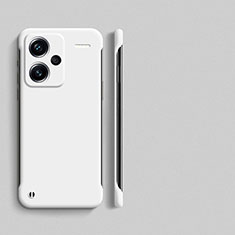Coque Plastique Rigide Etui Housse Mat Sans Cadre pour Xiaomi Redmi Note 13 Pro+ Plus 5G Blanc