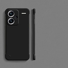 Coque Plastique Rigide Etui Housse Mat Sans Cadre pour Xiaomi Redmi Note 13 Pro+ Plus 5G Noir
