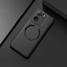 Coque Plastique Rigide Etui Housse Mat Serge avec Mag-Safe Magnetic Magnetique pour Xiaomi Mi 13T 5G Noir