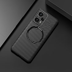Coque Plastique Rigide Etui Housse Mat Serge avec Mag-Safe Magnetic Magnetique pour Xiaomi Poco F5 5G Noir