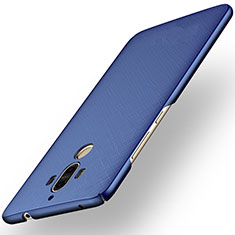 Coque Plastique Rigide Etui Housse Mat Serge pour Huawei Mate 9 Bleu