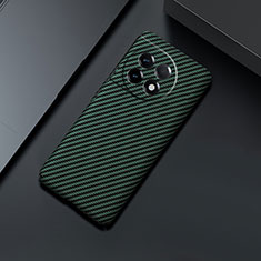 Coque Plastique Rigide Etui Housse Mat Serge pour OnePlus 11 5G Vert