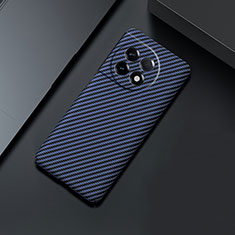 Coque Plastique Rigide Etui Housse Mat Serge pour OnePlus Ace 2 Pro 5G Bleu