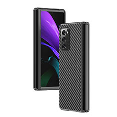 Coque Plastique Rigide Etui Housse Mat Serge pour Samsung Galaxy Z Fold2 5G Noir