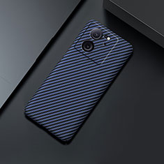 Coque Plastique Rigide Etui Housse Mat Serge pour Xiaomi Mi 13T Pro 5G Bleu