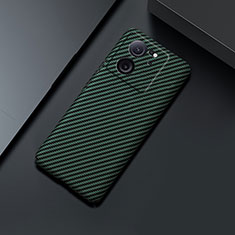 Coque Plastique Rigide Etui Housse Mat Serge pour Xiaomi Mi 13T Pro 5G Vert