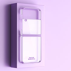 Coque Plastique Rigide Etui Housse Mat T01 pour Samsung Galaxy Z Flip4 5G Violet