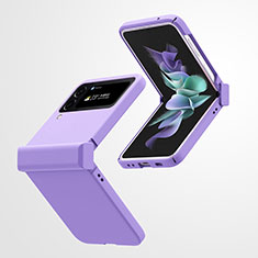 Coque Plastique Rigide Etui Housse Mat T02 pour Samsung Galaxy Z Flip4 5G Violet