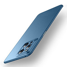 Coque Plastique Rigide Etui Housse Mat YK1 pour Oppo Find X3 Pro 5G Bleu
