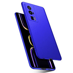 Coque Plastique Rigide Etui Housse Mat YK1 pour Xiaomi Poco F5 Pro 5G Bleu