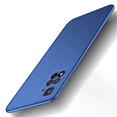 Coque Plastique Rigide Etui Housse Mat YK1 pour Xiaomi Redmi Note 11 Pro+ Plus 5G Bleu