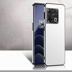Coque Plastique Rigide Etui Housse Mat YK2 pour OnePlus 10 Pro 5G Blanc