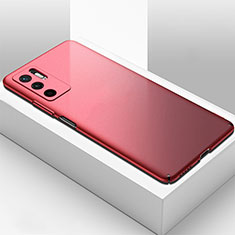 Coque Plastique Rigide Etui Housse Mat YK2 pour Xiaomi Redmi Note 10T 5G Rouge