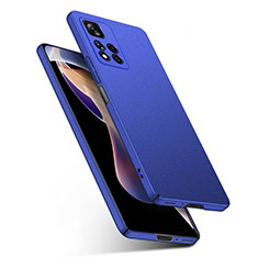 Coque Plastique Rigide Etui Housse Mat YK2 pour Xiaomi Redmi Note 11 Pro+ Plus 5G Bleu