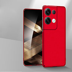 Coque Plastique Rigide Etui Housse Mat YK2 pour Xiaomi Redmi Note 13 Pro 5G Rouge