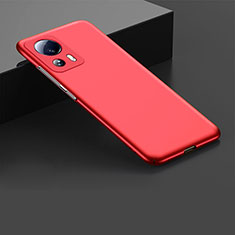 Coque Plastique Rigide Etui Housse Mat YK3 pour Xiaomi Mi 13 Lite 5G Rouge
