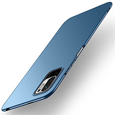 Coque Plastique Rigide Etui Housse Mat YK3 pour Xiaomi Redmi Note 10 5G Bleu