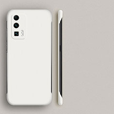 Coque Plastique Rigide Etui Housse Mat YK4 pour Xiaomi Poco F5 Pro 5G Blanc