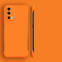 Coque Plastique Rigide Etui Housse Mat YK4 pour Xiaomi Poco F5 Pro 5G Orange