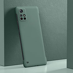 Coque Plastique Rigide Etui Housse Mat YK4 pour Xiaomi Redmi Note 11 Pro+ Plus 5G Vert Nuit