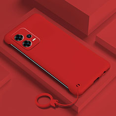 Coque Plastique Rigide Etui Housse Mat YK4 pour Xiaomi Redmi Note 12 5G Rouge