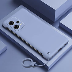 Coque Plastique Rigide Etui Housse Mat YK4 pour Xiaomi Redmi Note 12 Pro 5G Gris Lavende