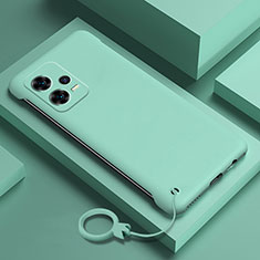 Coque Plastique Rigide Etui Housse Mat YK4 pour Xiaomi Redmi Note 12 Pro+ Plus 5G Cyan