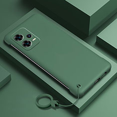 Coque Plastique Rigide Etui Housse Mat YK4 pour Xiaomi Redmi Note 12 Pro+ Plus 5G Vert Nuit