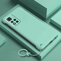 Coque Plastique Rigide Etui Housse Mat YK5 pour Xiaomi Poco X4 NFC Cyan