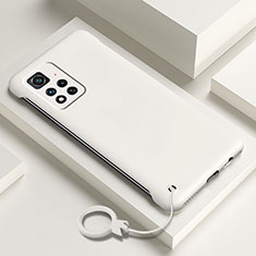 Coque Plastique Rigide Etui Housse Mat YK5 pour Xiaomi Redmi Note 11 Pro+ Plus 5G Blanc
