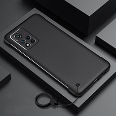 Coque Plastique Rigide Etui Housse Mat YK5 pour Xiaomi Redmi Note 11 Pro+ Plus 5G Noir