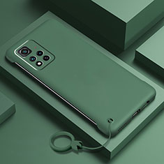 Coque Plastique Rigide Etui Housse Mat YK5 pour Xiaomi Redmi Note 11 Pro+ Plus 5G Vert