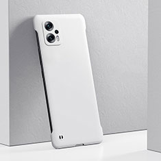 Coque Plastique Rigide Etui Housse Mat YK5 pour Xiaomi Redmi Note 11T Pro+ Plus 5G Blanc