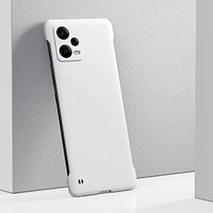 Coque Plastique Rigide Etui Housse Mat YK5 pour Xiaomi Redmi Note 12 5G Blanc