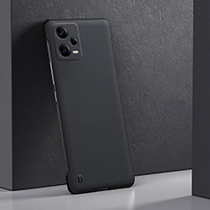 Coque Plastique Rigide Etui Housse Mat YK5 pour Xiaomi Redmi Note 12 5G Noir