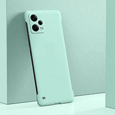 Coque Plastique Rigide Etui Housse Mat YK5 pour Xiaomi Redmi Note 12 Explorer Cyan