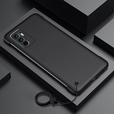 Coque Plastique Rigide Etui Housse Mat YK6 pour Xiaomi Redmi Note 10T 5G Noir