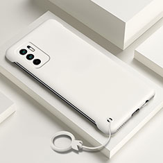 Coque Plastique Rigide Etui Housse Mat YK6 pour Xiaomi Redmi Note 11 SE 5G Blanc