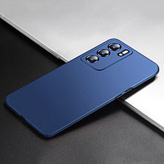 Coque Plastique Rigide Etui Housse Mat YK7 pour Oppo Reno6 Pro 5G India Bleu