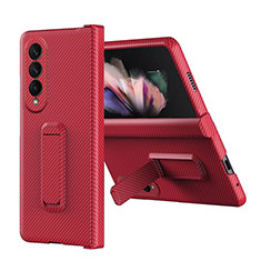 Coque Plastique Rigide Etui Housse Mat ZL1 pour Samsung Galaxy Z Fold4 5G Rouge