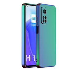 Coque Plastique Rigide Etui Housse Mat ZL1 pour Xiaomi Mi 10T 5G Bleu