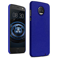 Coque Plastique Rigide Etui Sables Mouvants pour Motorola Moto Z2 Force Bleu