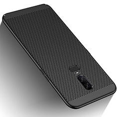 Coque Plastique Rigide Mailles Filet M01 pour OnePlus 6 Noir