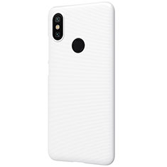 Coque Plastique Rigide Mailles Filet M01 pour Xiaomi Mi 6X Blanc