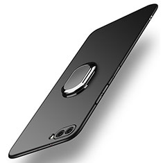Coque Plastique Rigide Mat avec Support Bague Anneau pour Huawei Nova 2S Noir