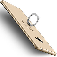 Coque Plastique Rigide Mat et Support Bague Anneau pour Xiaomi Mi Note 2 Special Edition Or