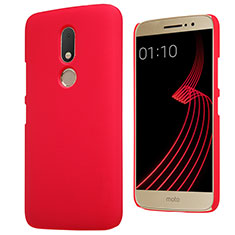 Coque Plastique Rigide Mat M01 pour Motorola Moto M XT1662 Rouge