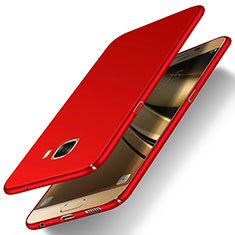 Coque Plastique Rigide Mat M01 pour Samsung Galaxy C5 SM-C5000 Rouge
