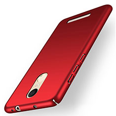 Coque Plastique Rigide Mat M01 pour Xiaomi Redmi Note 3 MediaTek Rouge