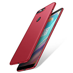 Coque Plastique Rigide Mat M02 pour OnePlus 5T A5010 Rouge